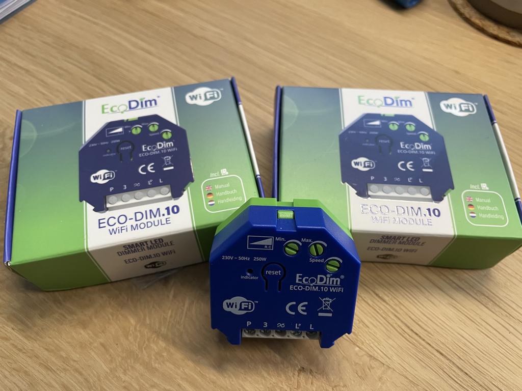EcoDim Wifi schakelmodules, Doe-het-zelf en Verbouw, Elektra en Kabels, Ophalen of Verzenden, Nieuw, Schakelaar