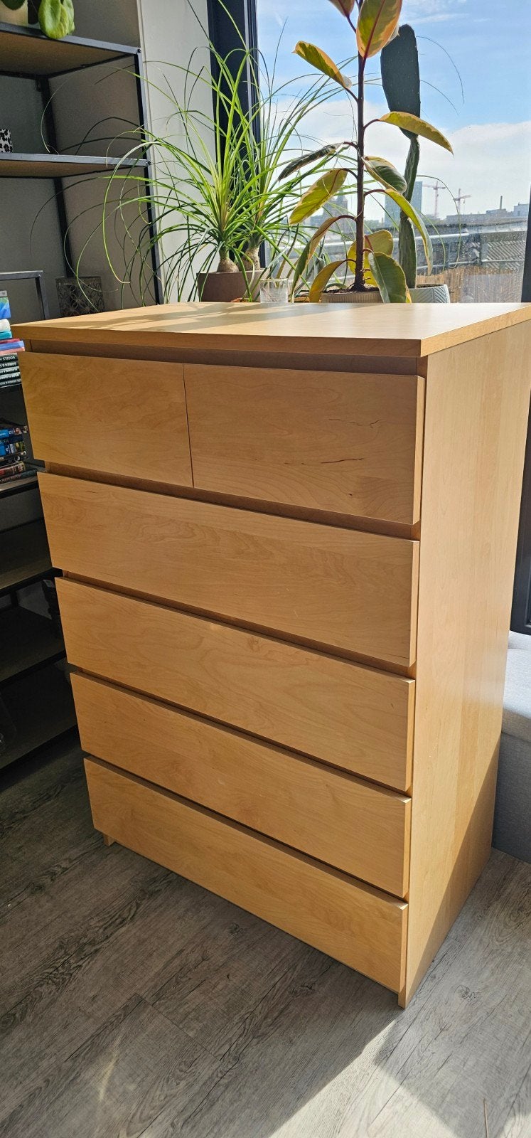 Ikea MALM ladekast 48x80x123, Ophalen, 5 laden of meer, 100 tot 150 cm, 50 tot 100 cm