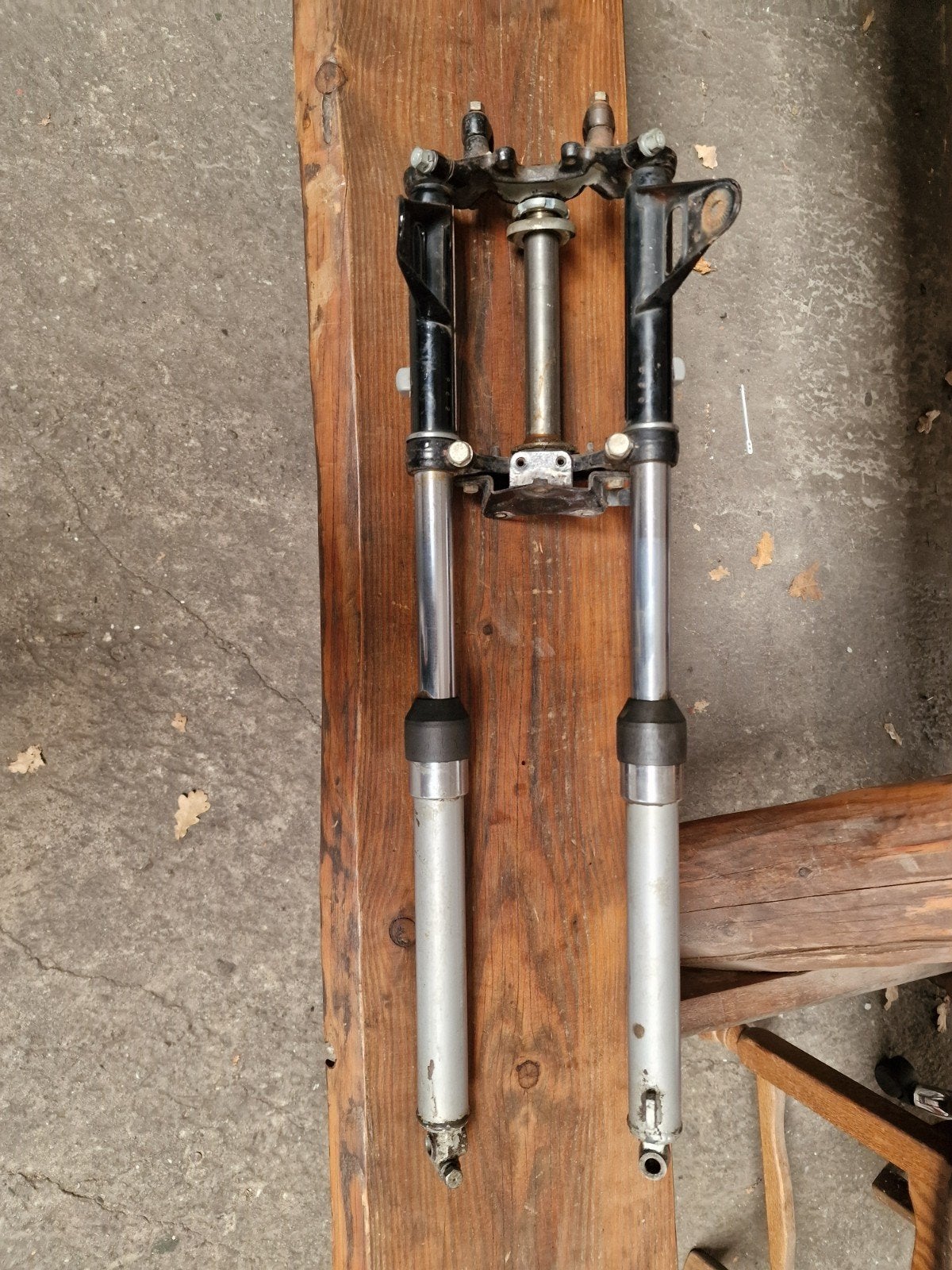 Yamaha MR50 complete voorvork, nog goed te gebruiken., Ophalen of Verzenden, Gebruikt
