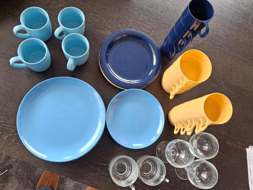 Campingservies, Ophalen, Gebruikt
