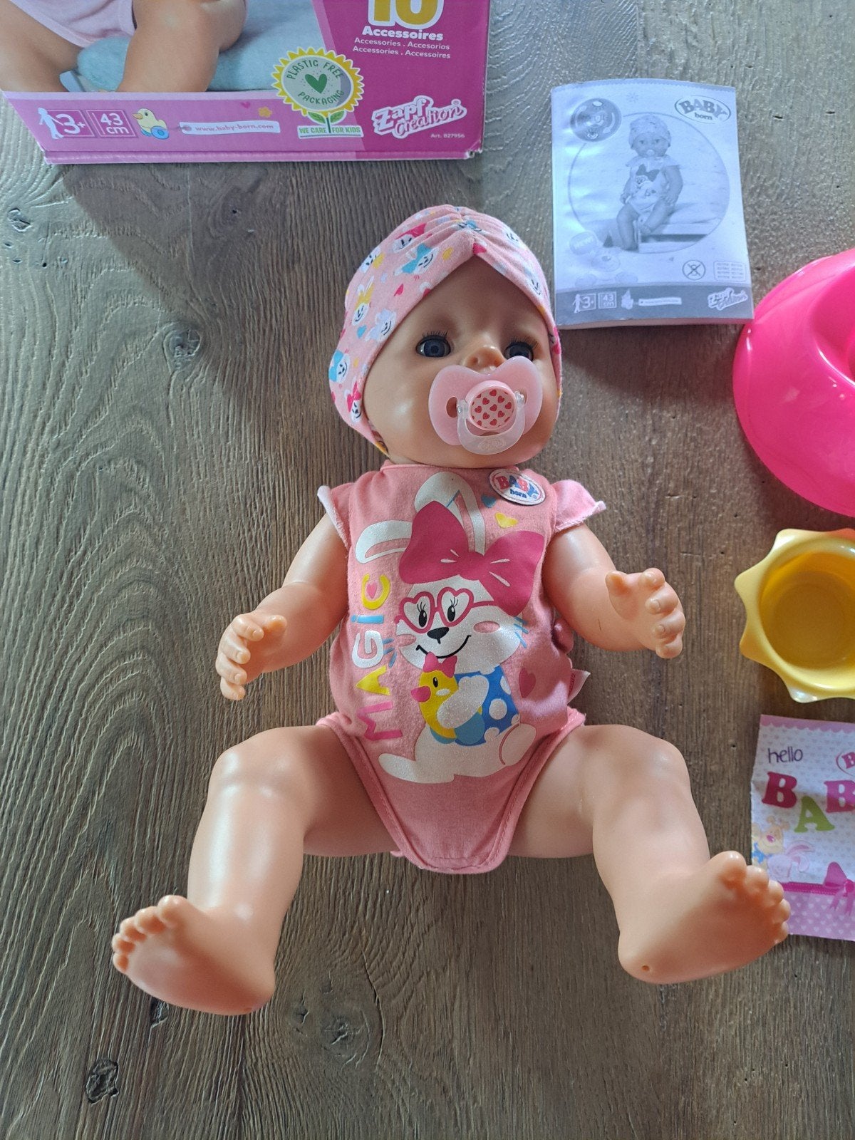 Baby Born Magic Girl pop met accessoires, Kinderen en Baby's, Speelgoed | Poppen, Ophalen of Verzenden, Gebruikt, Babypop