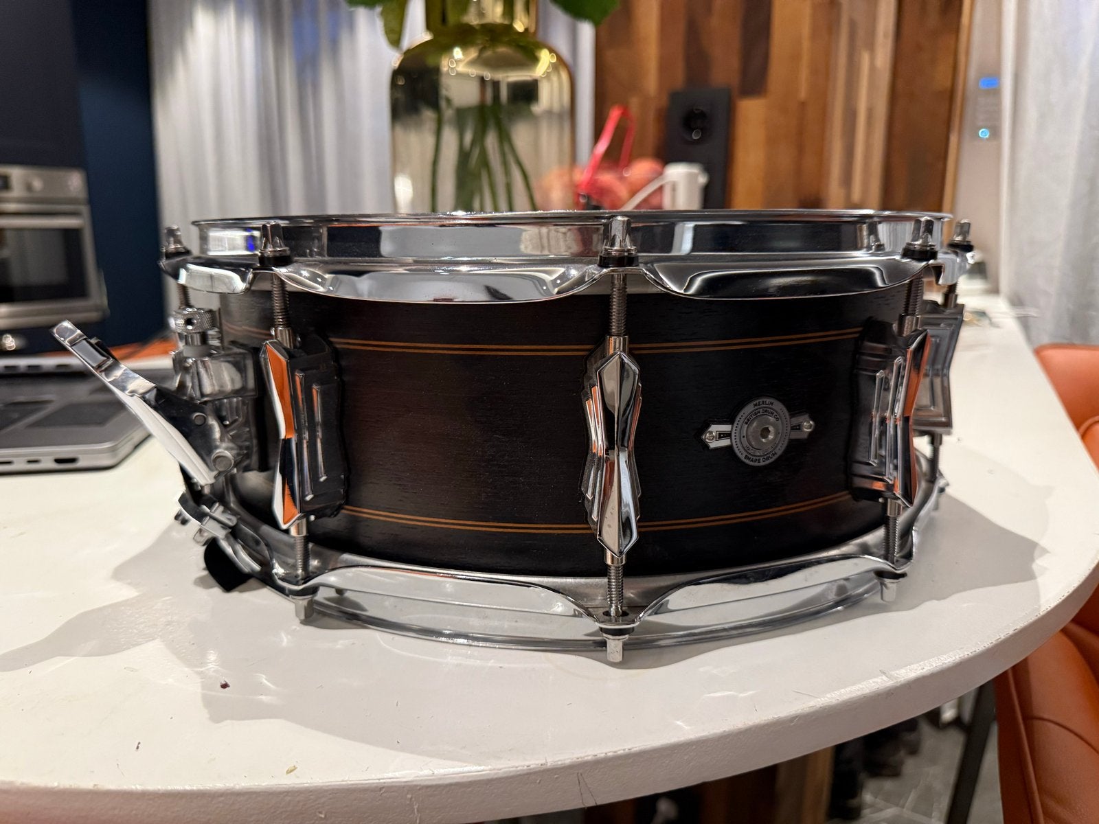 British Drum Co. Merlin14 x 5,5” en Britsh Bluebird 14 x 6”, Ophalen, Gebruikt, Overige merken