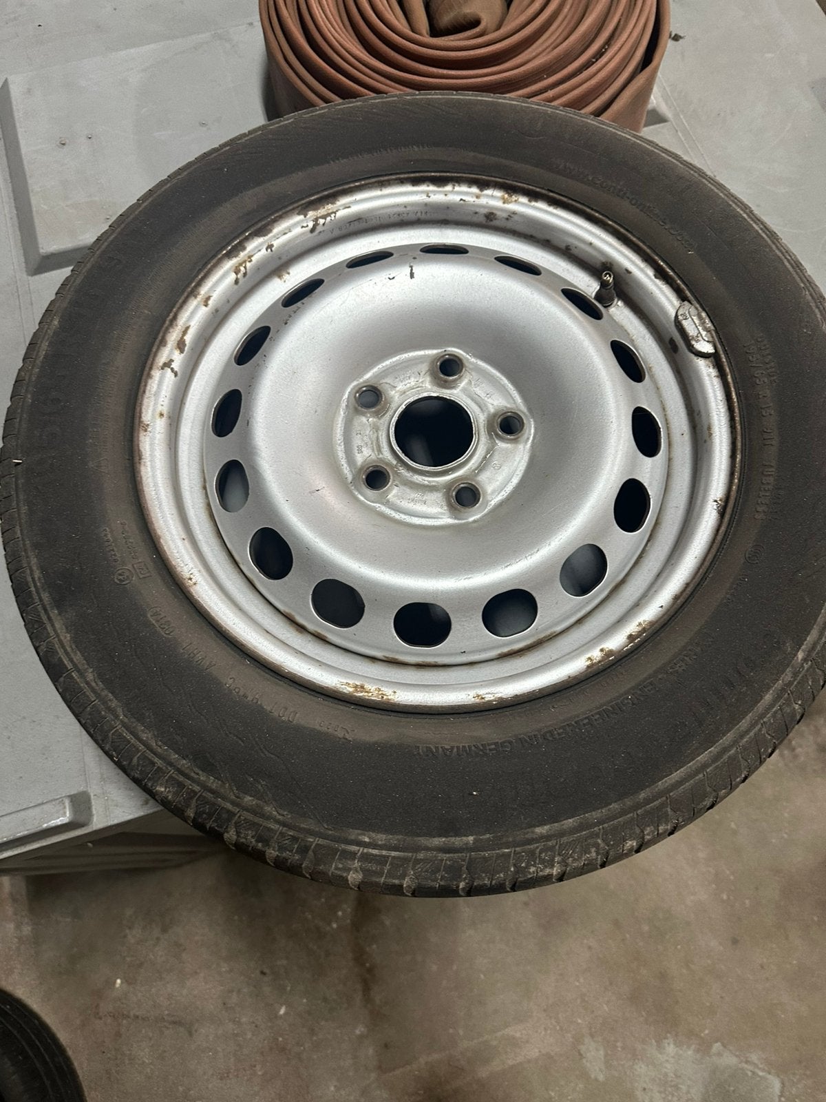 Set stalen velgen met banden 16 inch, Auto-onderdelen, Banden en Velgen, Ophalen