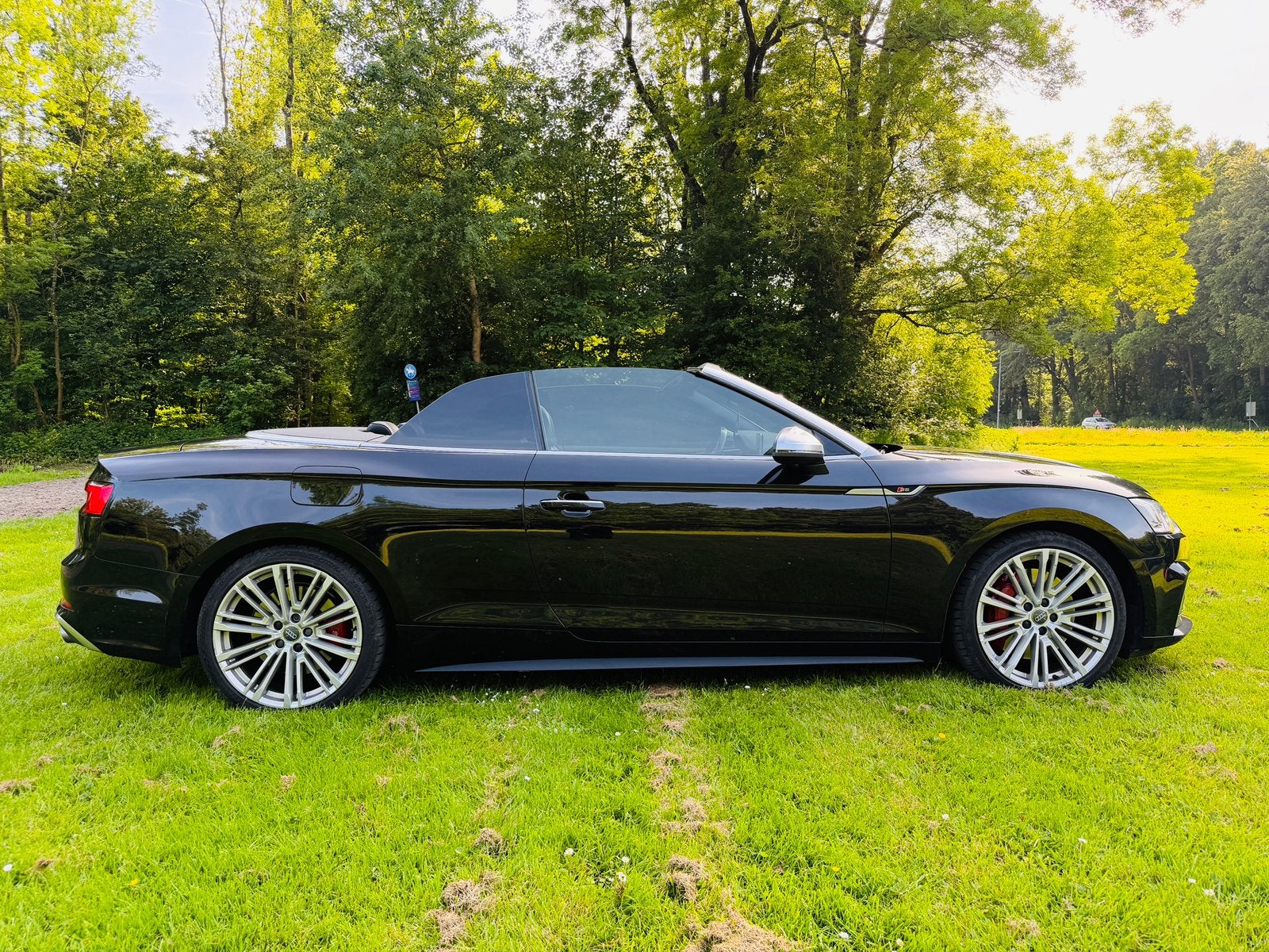 AUDI S5 3.0 TFSI 354 PK/QUATTRO/CABRIOLET/RS ZETELS/HEAD-UP/, Auto's, Audi, 2995 cc, Cabriolet, 4 stoelen, Zwart