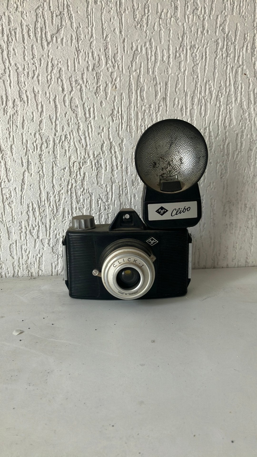 Agfa Click analoge rolfilmcamera met Agfa Clibo flitser, Ophalen of Verzenden, Zo goed als nieuw, Compact, Overige Merken