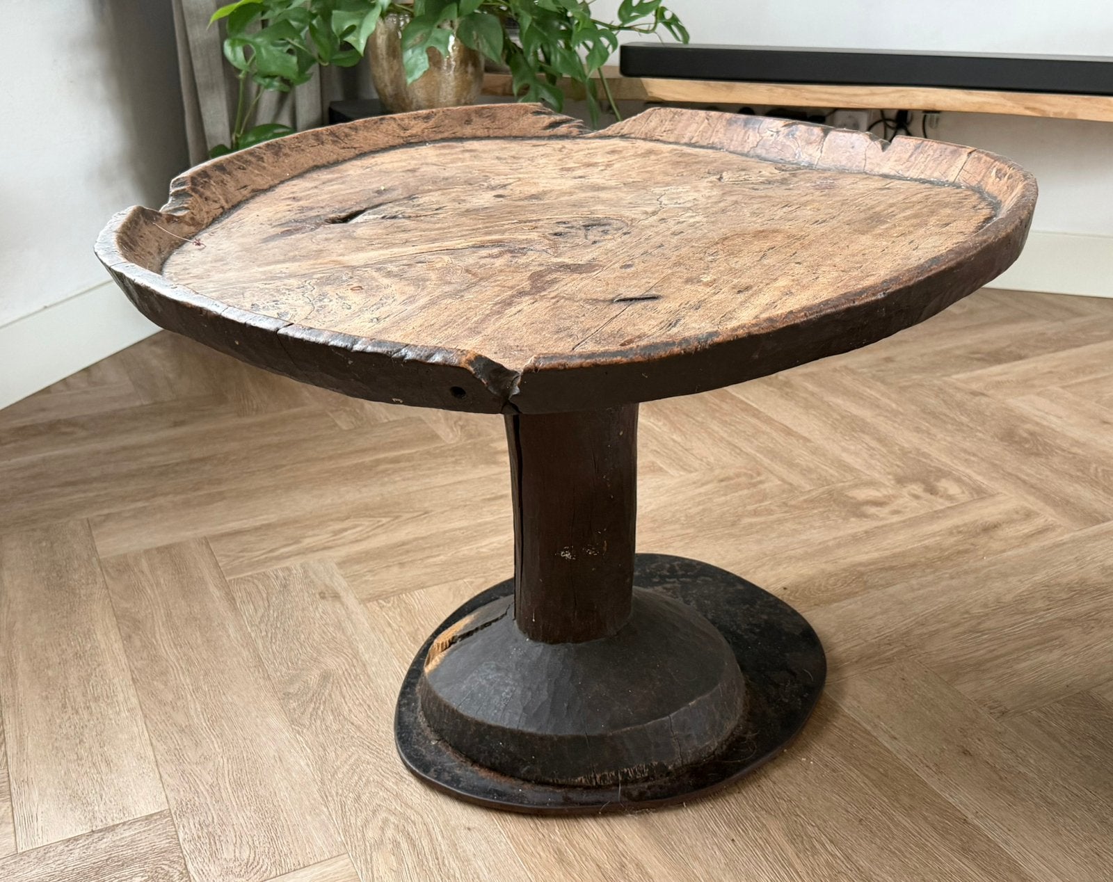 vintage salon tafels, Ophalen, Gebruikt, Rond, 50 tot 100 cm