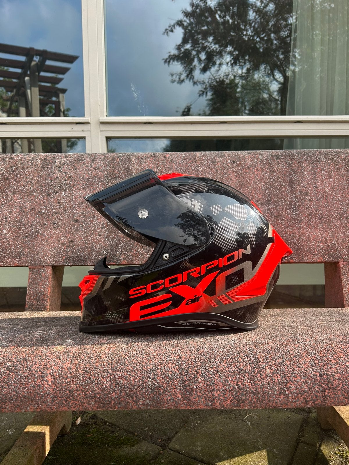 Motorhelm Scorpion Exo R1 Air (XL), Overige merken, Dames, XL, Ophalen of Verzenden