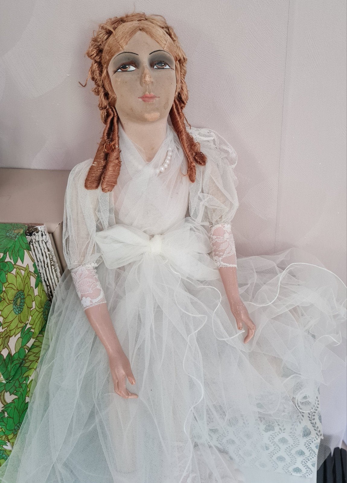 Franse sofadoll/Boudoir pop, Verzamelen, Poppen, Ophalen of Verzenden, Gebruikt, Accessoires