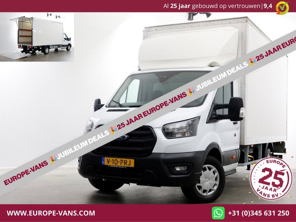 Ford Transit Ford Transit 350 2.0 TDCI 130pk RWD Trend Bakwa, Auto's, Bestelauto's, Voorwielaandrijving, Euro 6, 4 cilinders, Wit