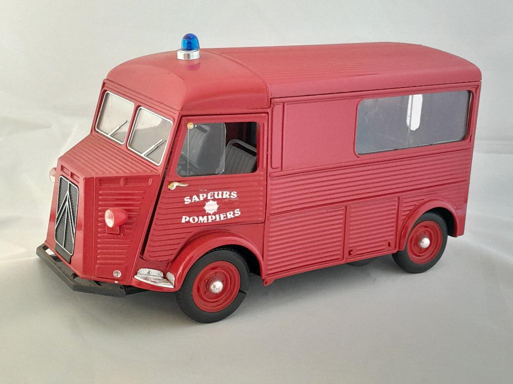 Citroën HY pompiers 1:21 van Solido, Ophalen of Verzenden, Zo goed als nieuw, Auto, Solido