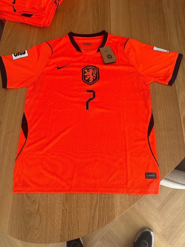 Nederlands elftal shirt XL Xavi, Ophalen of Verzenden, Zo goed als nieuw, Maat 56/58 (XL), Oranje