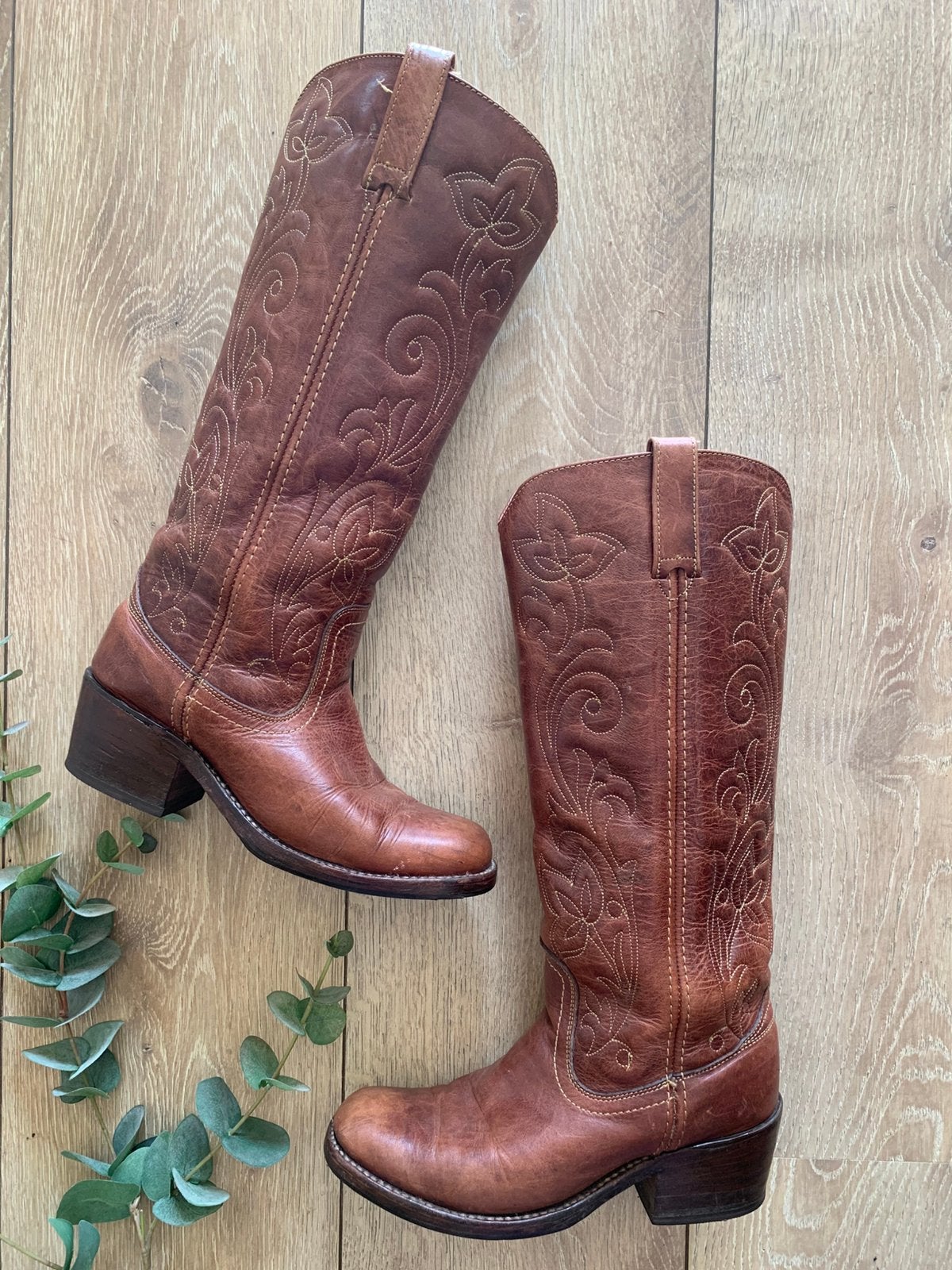Buffalo campus boots 38 retro boots blokhak hoge laarzen, Hoge laarzen, -, Ophalen of Verzenden, Zo goed als nieuw