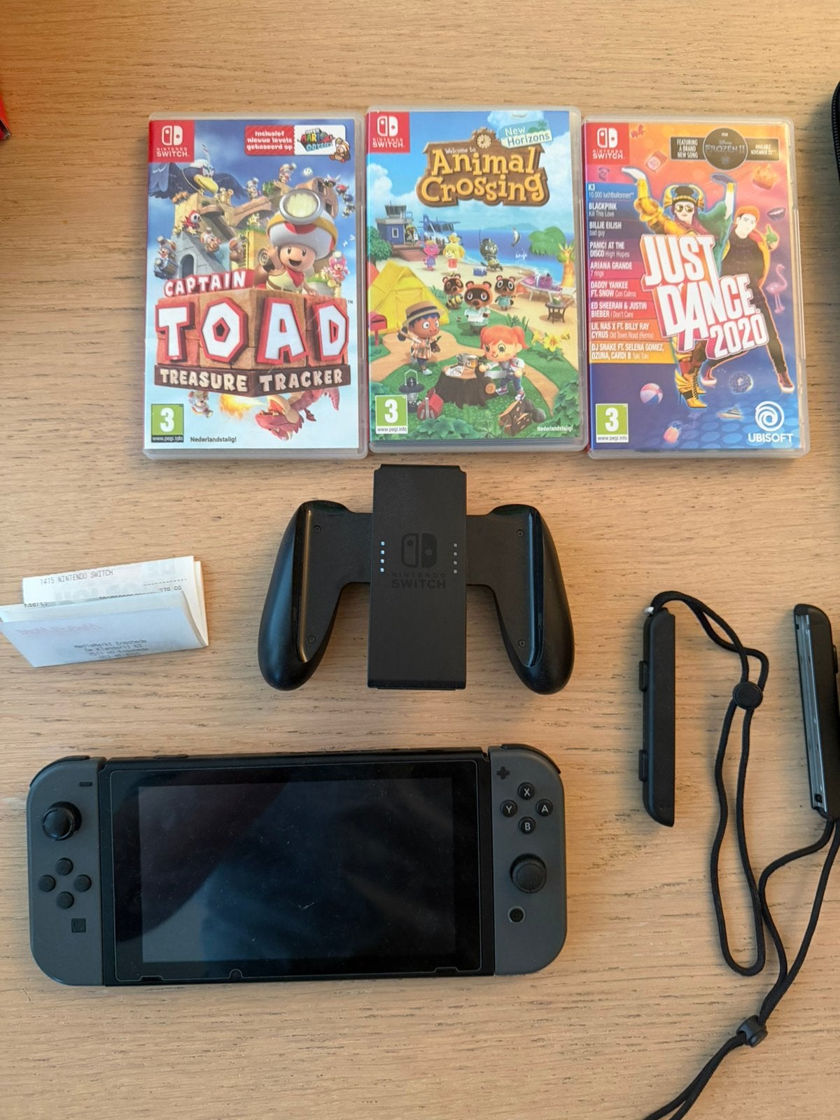 Nintendo Switch + spellen, Met games, Met 2 controllers, Ophalen of Verzenden, Zo goed als nieuw