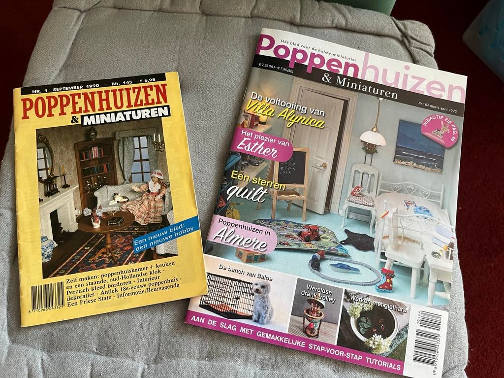 Tijdschriften Poppenhuizen & Miniaturen (diverse), Ophalen, Gebruikt