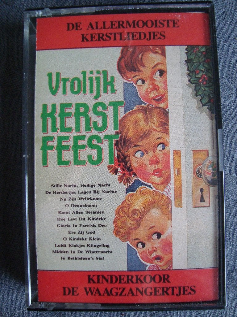 Vrolijk kerstfeest, 1 bandje, Ophalen of Verzenden, Zo goed als nieuw, Origineel