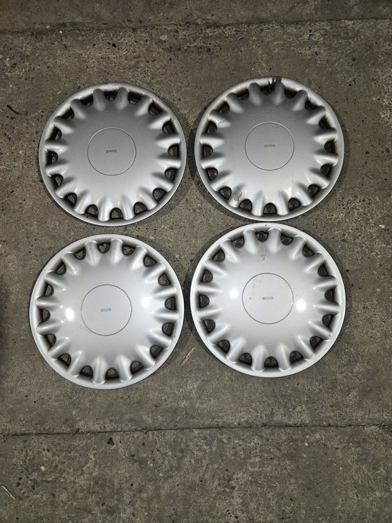 ORIGINELE NETTE SAAB WIELDOPPEN, Auto diversen, Niet ingevuld, Gebruikt, Niet ingevuld, Ophalen of Verzenden