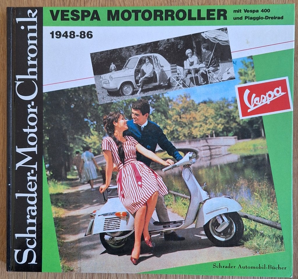 Schrader Motor-Chronik, Vespa Motorroller mit Vespa 400, Verzenden, Zo goed als nieuw, Schrader, Merk of Model