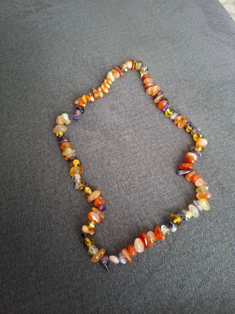 Leuke ketting te koop, Ophalen of Verzenden, Zo goed als nieuw, Overige materialen