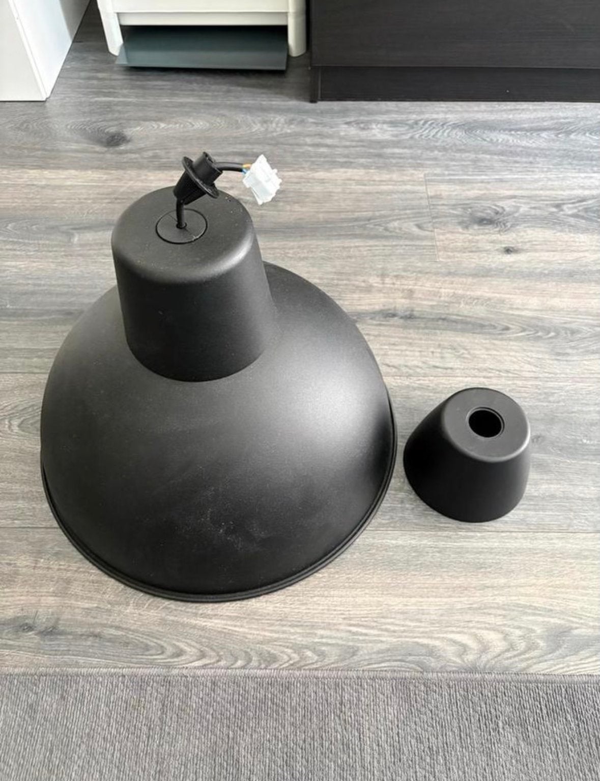 Ikea Skurup Zwarte Hanglamp, Ophalen, Zo goed als nieuw