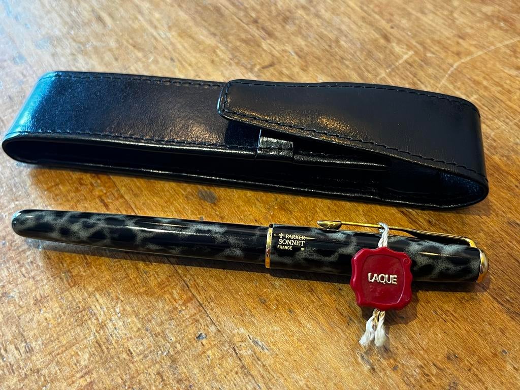 18k Parker Sonnet Laque Moonbeam, Diversen, Schrijfwaren, Ophalen