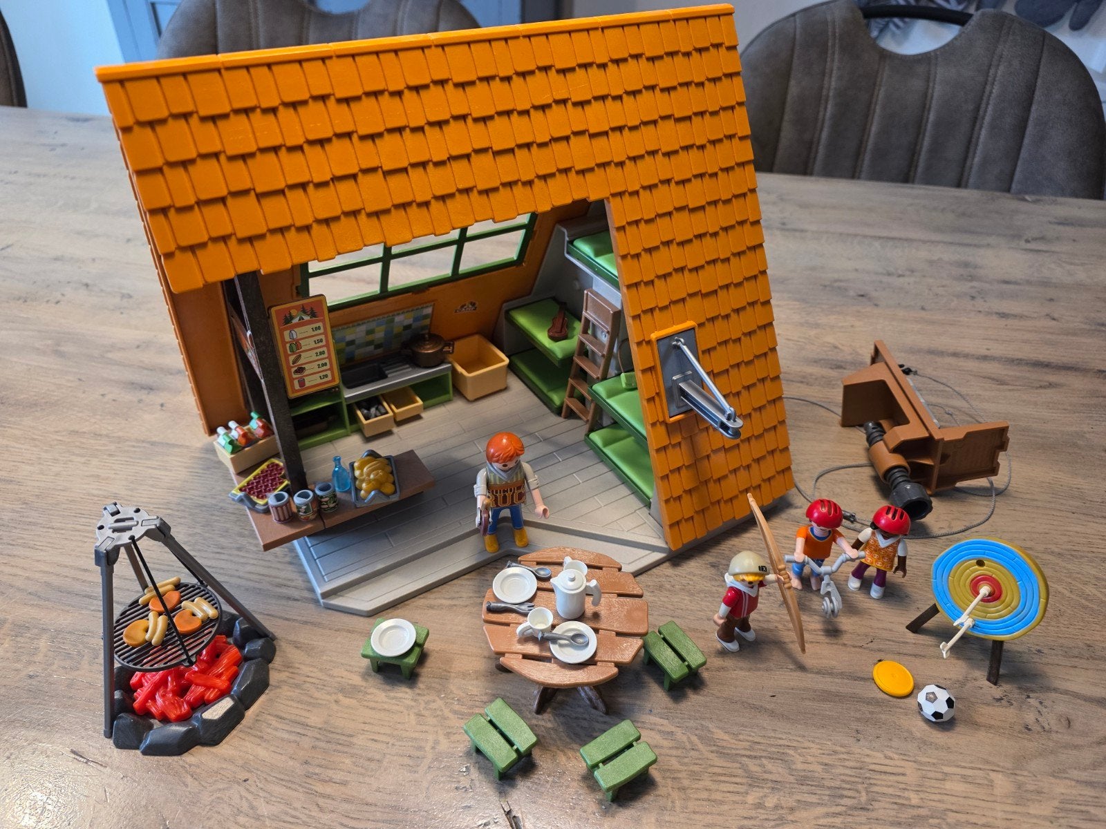 Playmobil 6887  Vakantie Huisje Set, Gebouw, Complete set, Zo goed als nieuw, Family fun