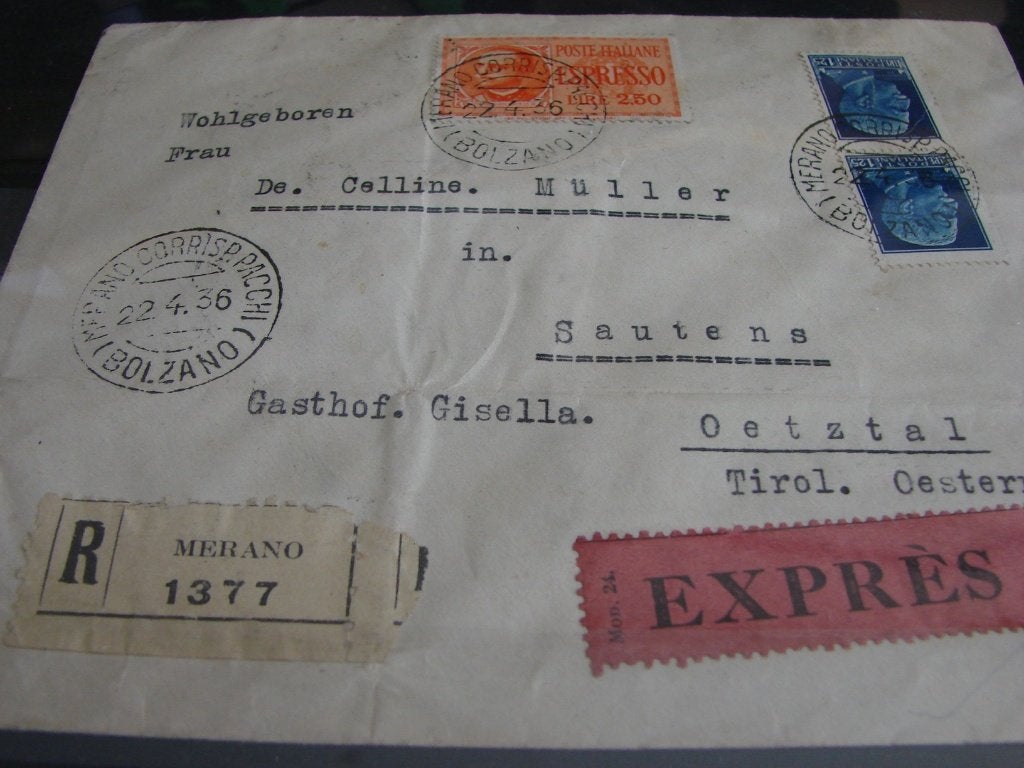 Brief Italie, Ophalen of Verzenden, Buitenland