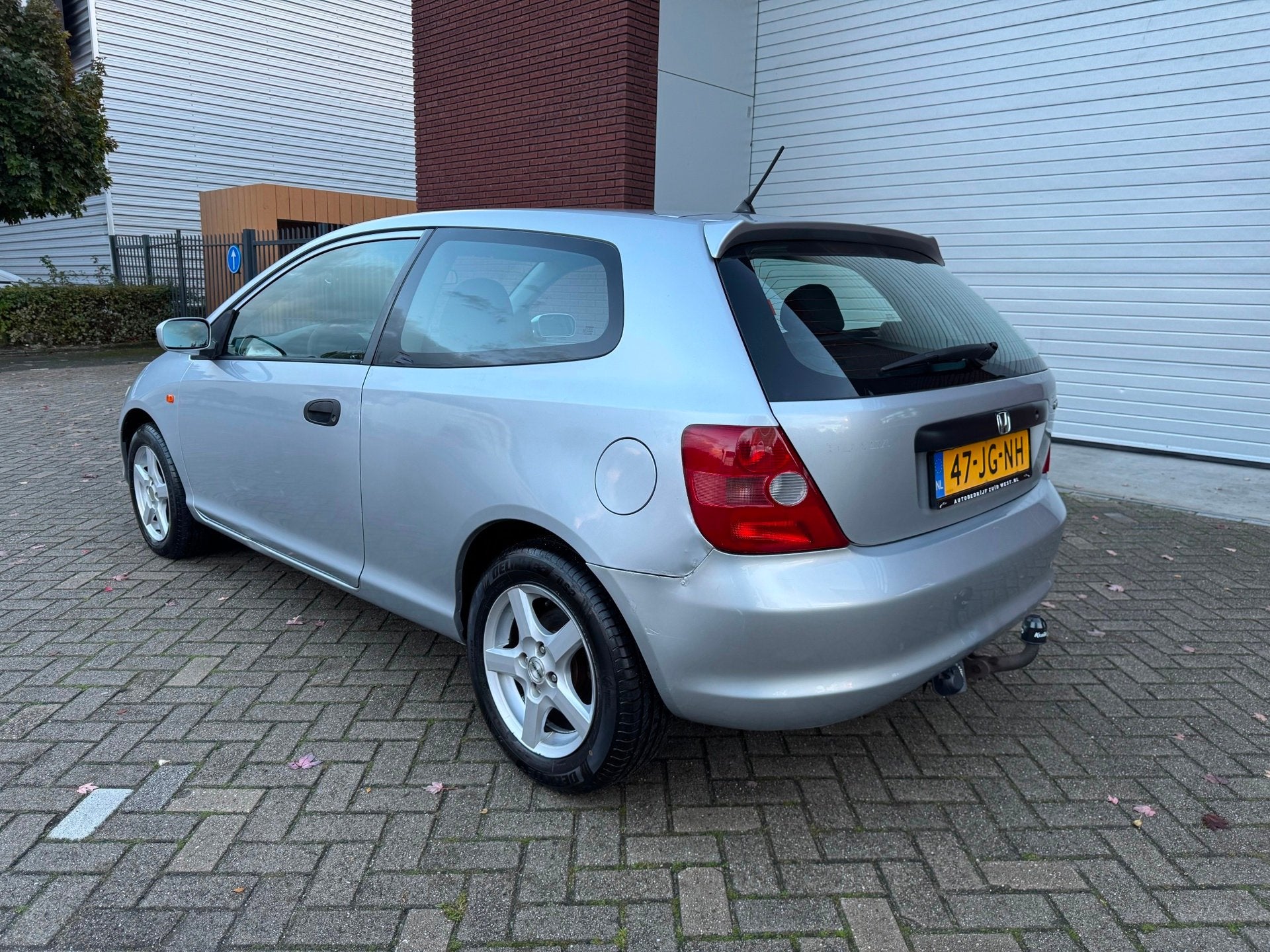 Honda Civic 1.4i LS Automaat Airco Lmv Trekhaak Nap, Auto's, Gebruikt, 4 cilinders, 1396 cc, Verwarmde buitenspiegels