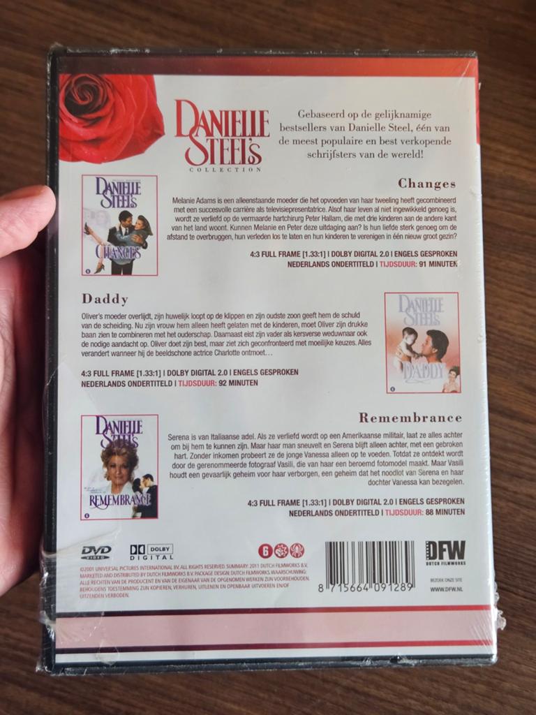 DVD 3 pack Danielle Steels collection NIEUW gesealed, Vanaf 6 jaar, Ophalen of Verzenden, Nieuw in verpakking, Drama