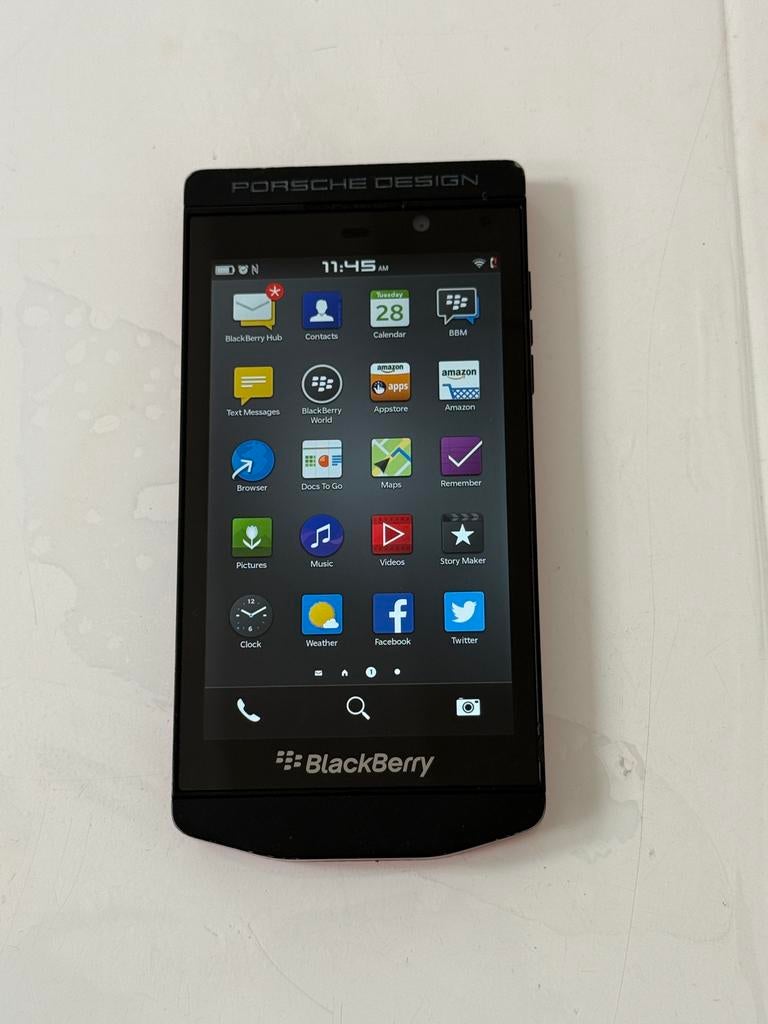 BlackBerry Porsche Design P'9982 - Luxe Smartphone, Telecommunicatie, Mobiele telefoons | Blackberry, Blackberry, Zwart, Touchscreen