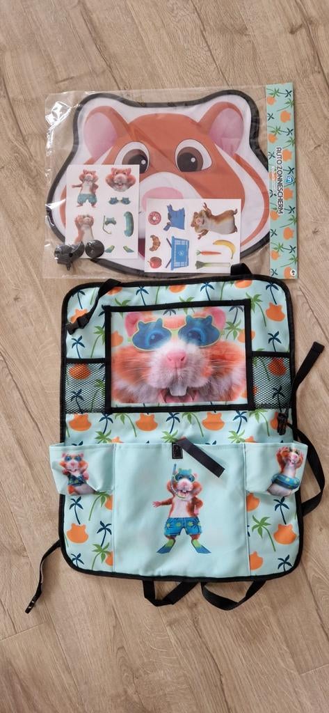 AH hamster auto zonnescherm en achterbank organizer, Kinderen en Baby's, Ophalen of Verzenden