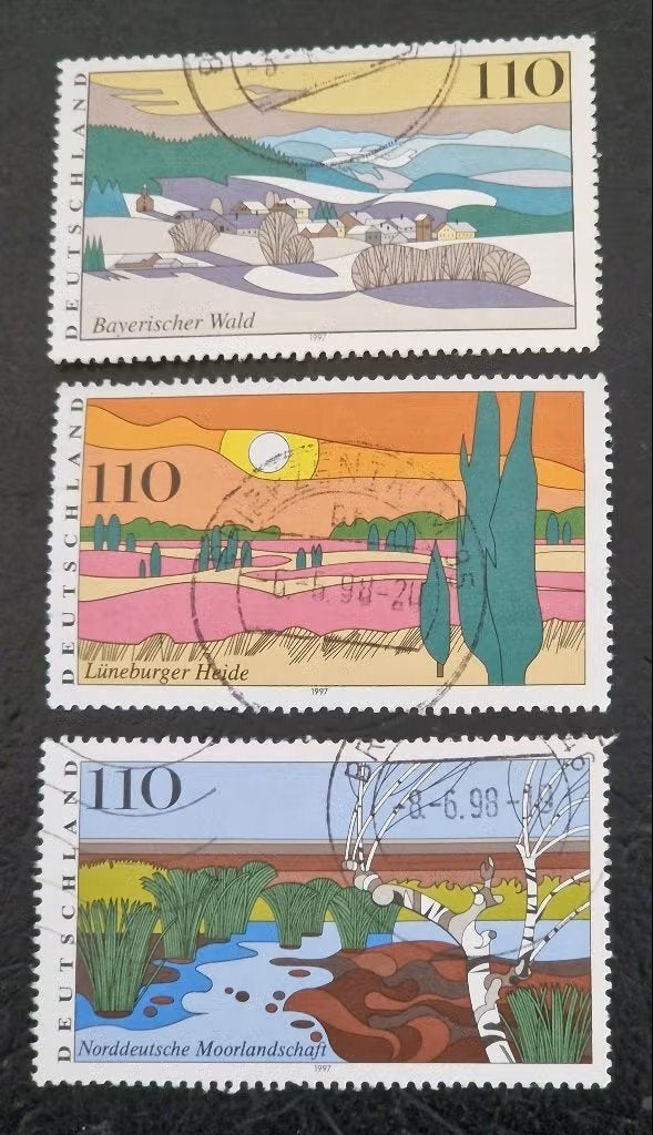 Duitsland 1997 - Mi 1943 e.a. - Beelden uit Duitsland - Bl, Ophalen of Verzenden, 1990 tot heden, Gestempeld