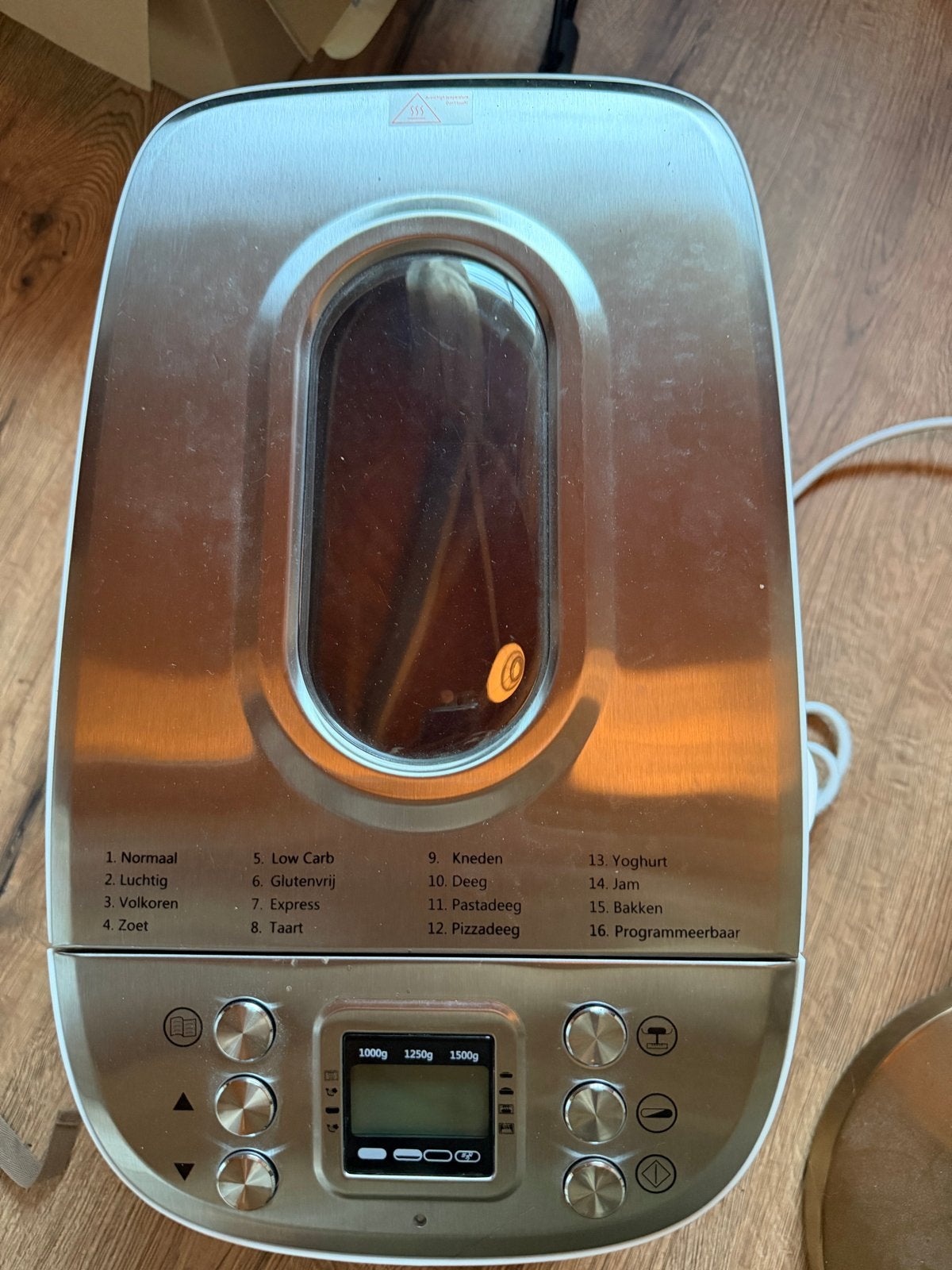SilverCrest Broodbakmachine - Zo goed als nieuw, Witgoed en Apparatuur, Broodbakmachines, Met timer, 800 tot 1200 gram deeg, Ophalen of Verzenden