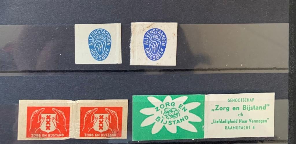 Sluitzegel Groesbeek Alleenst Centr. + Zorg en Bijstand, Postzegels en Munten, Verzenden, T/m 1940, Gestempeld