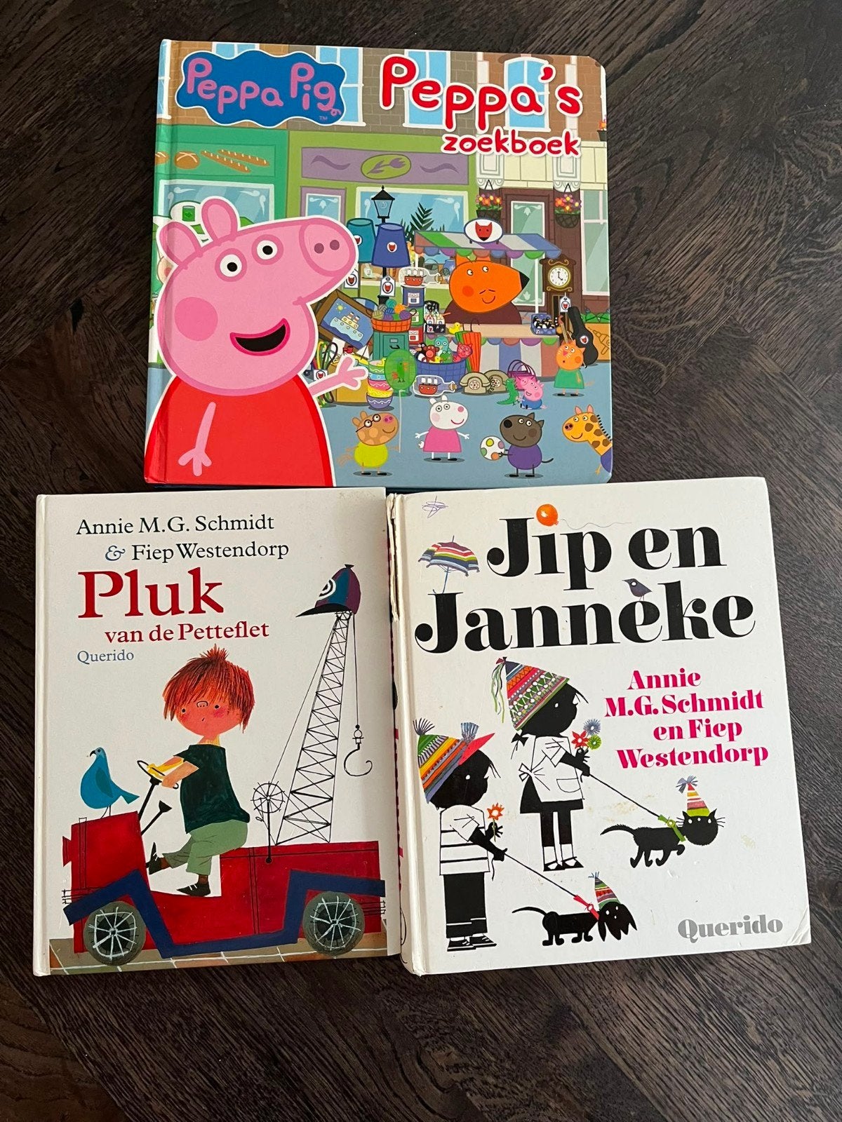 Boeken set: Jip en Janneke, Pluk van de Petteflet, Peppa Pig, Gelezen, Fictie algemeen, Jongen of Meisje, Ophalen of Verzenden