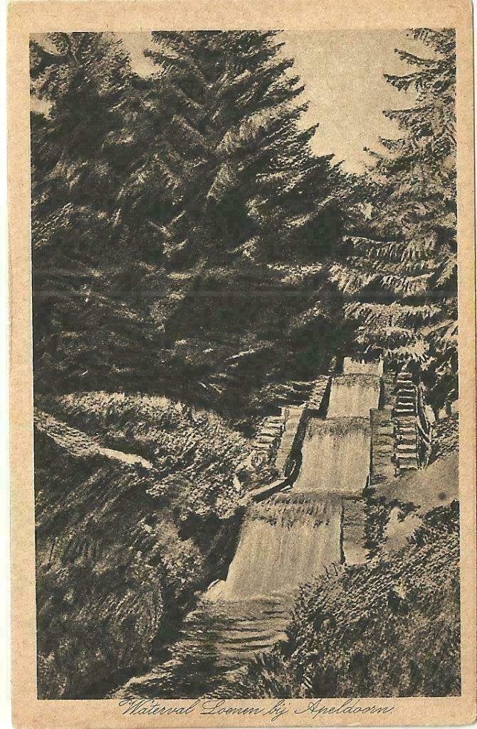 AK Loenen - Waterval, Verzenden, 1940 tot 1960, Ongelopen, Gelderland