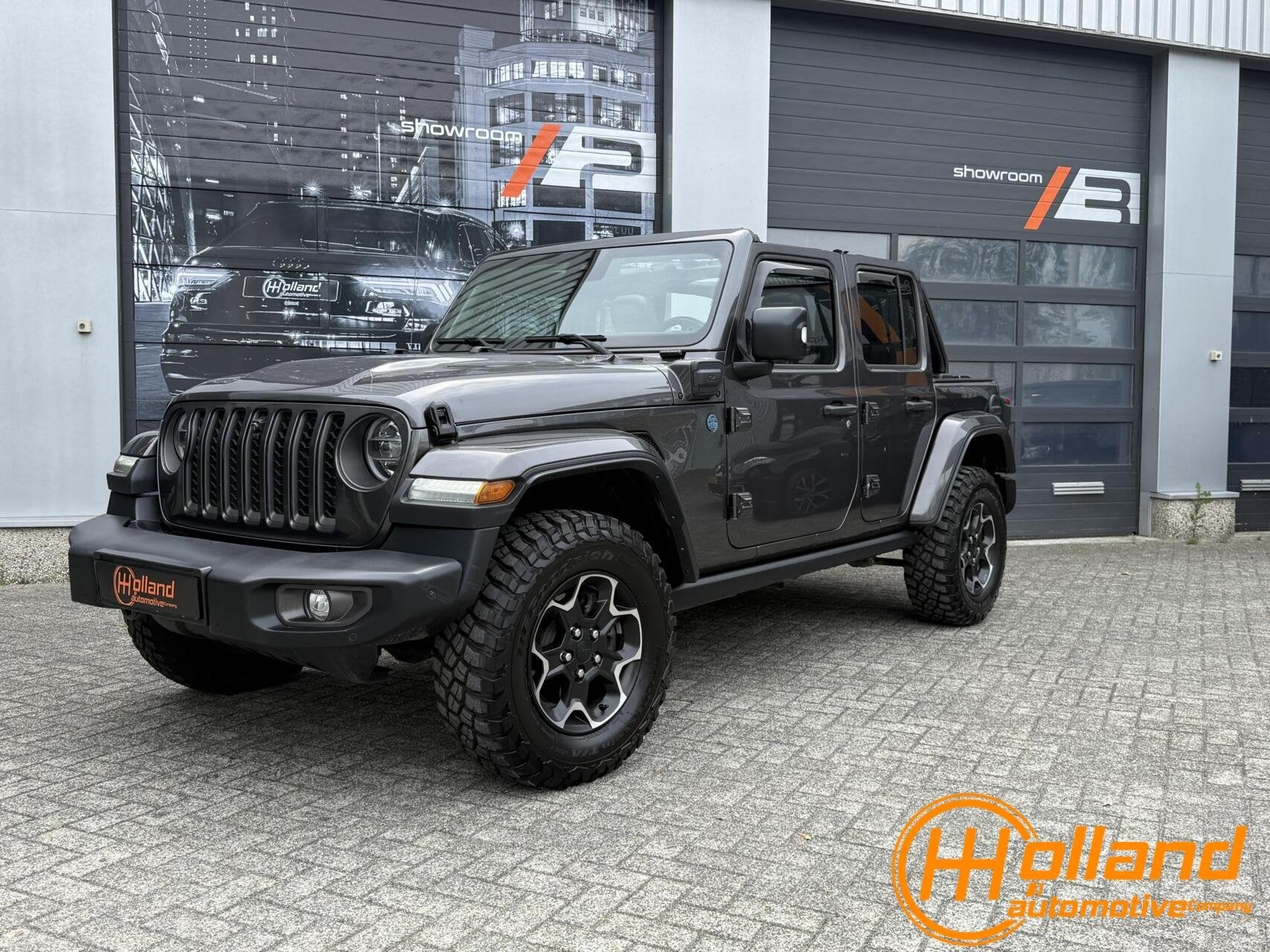 Jeep Wrangler Unlimited 4xe 380 Rubicon, Automaat, Zwart, 4 cilinders, 23 km/l
