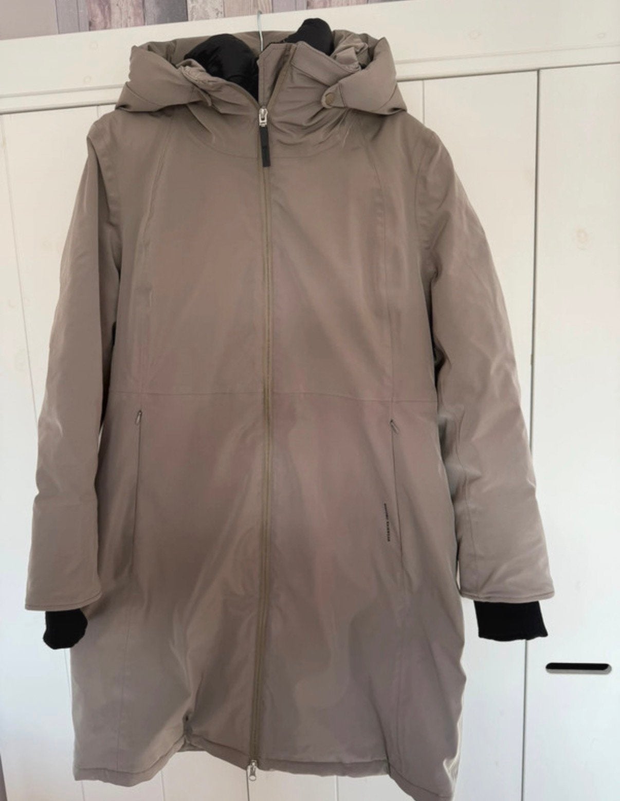Giacomo rainwear jas XL Taupe, Ophalen of Verzenden, Zo goed als nieuw, Maat 46/48 (XL) of groter, Beige