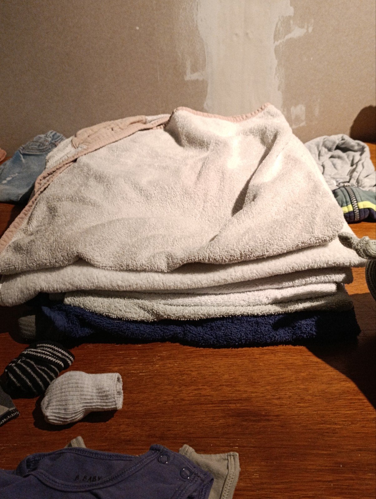 7 baby badcapes, Ophalen of Verzenden, Gebruikt, One size
