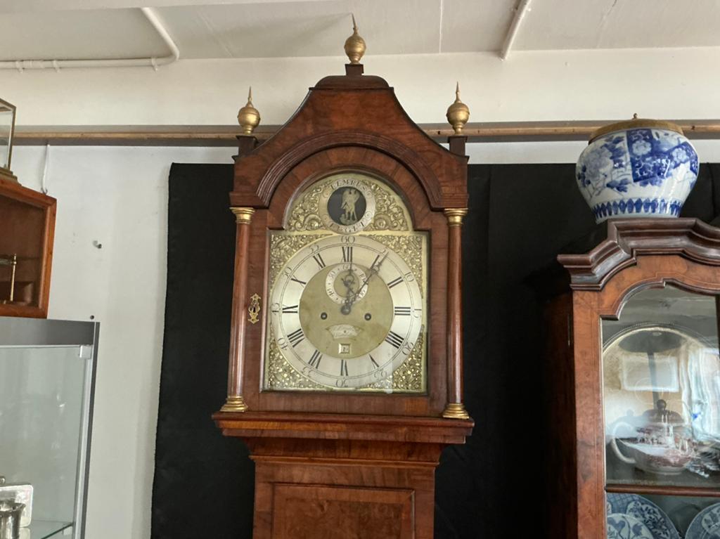 staand horloge klok mechaniek vadertjetijd Haefkensantiek, Ophalen of Verzenden