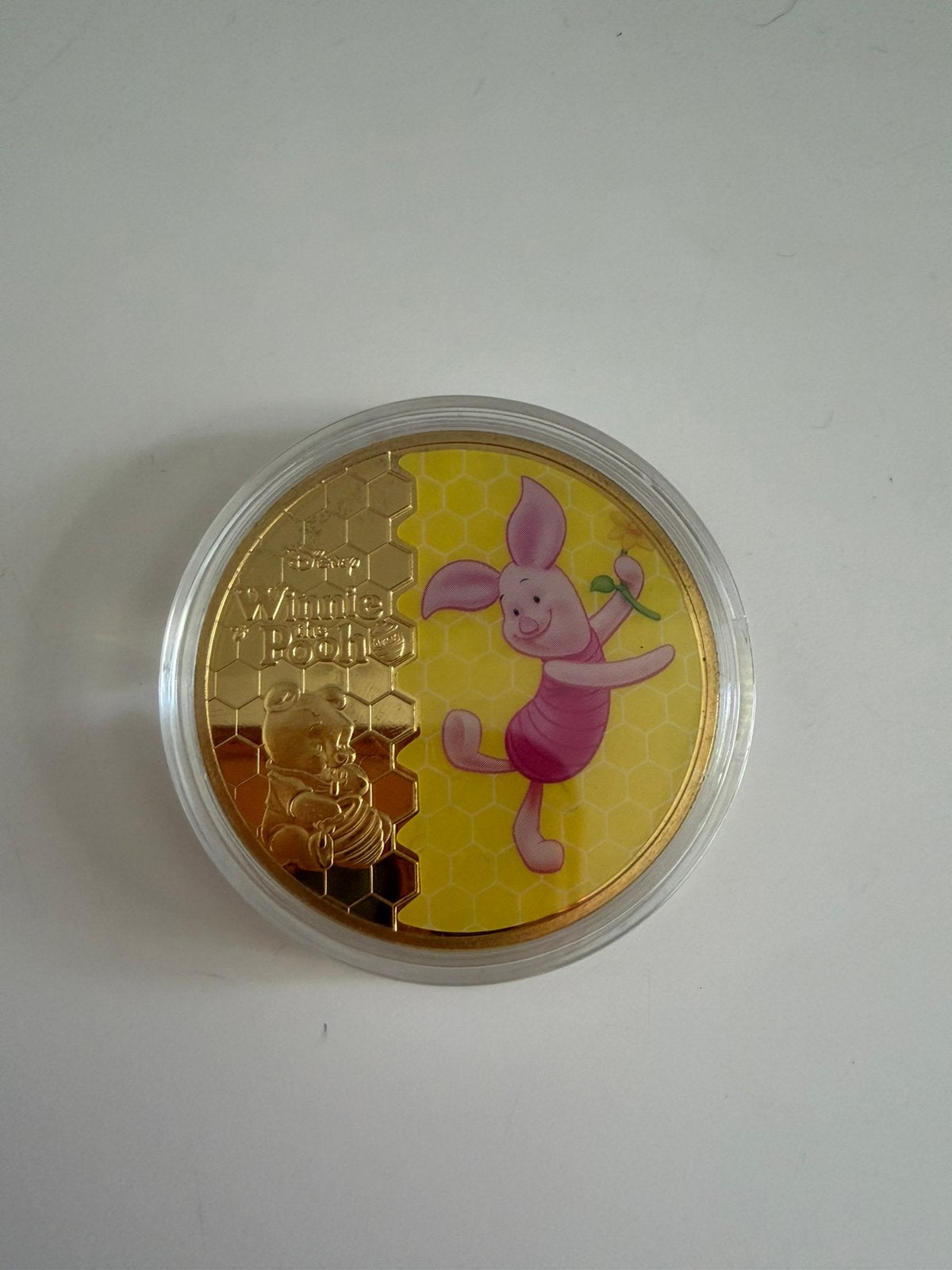 Walt Disney munt in capsule Piglet, Verzamelen, Ophalen of Verzenden, Winnie de Poeh of vrienden, Nieuw