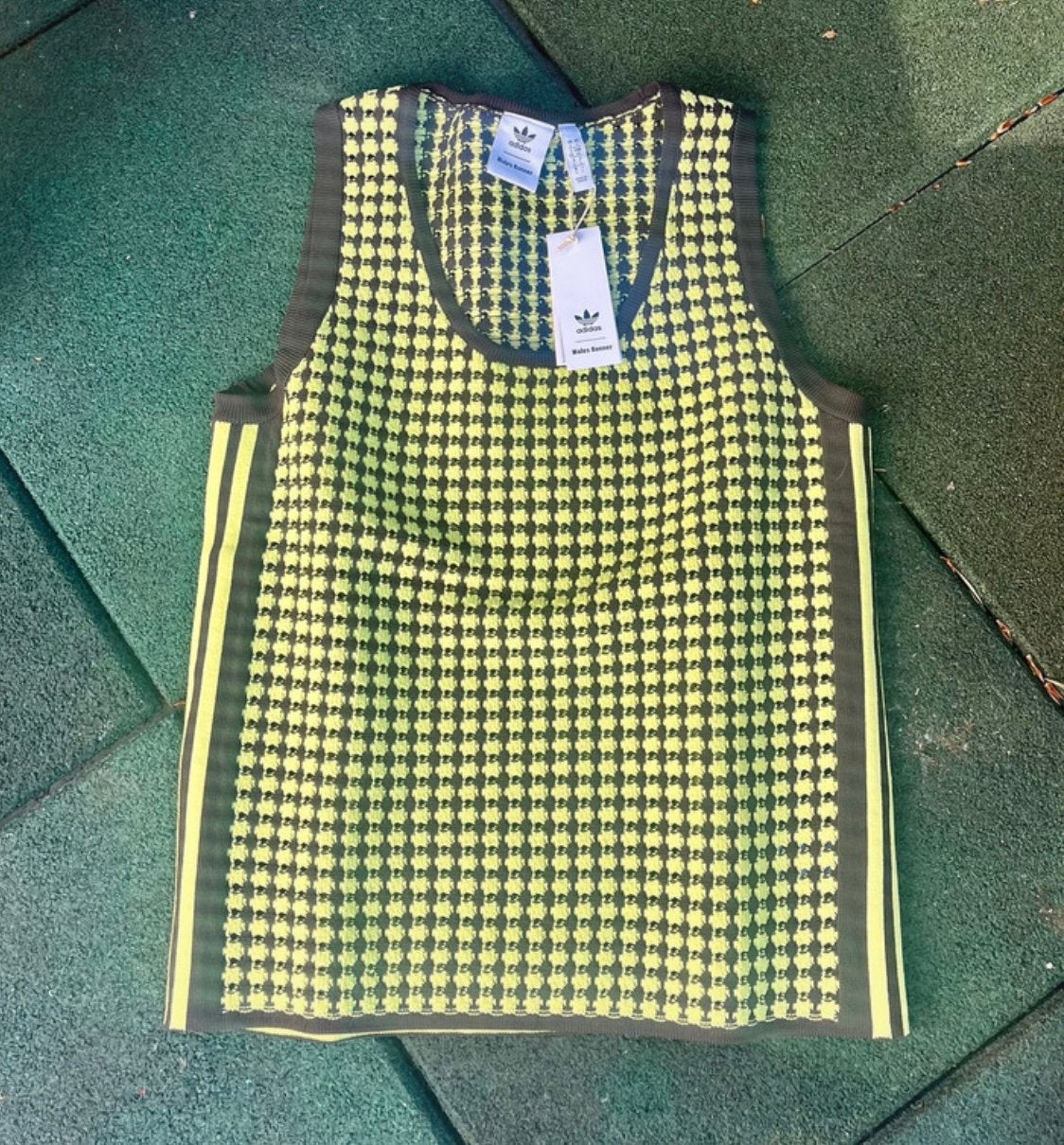 Adidas Wales Bonner crochet vest singlet top Large new, Verzenden, Nieuw, Maat 52/54 (L), Bruin