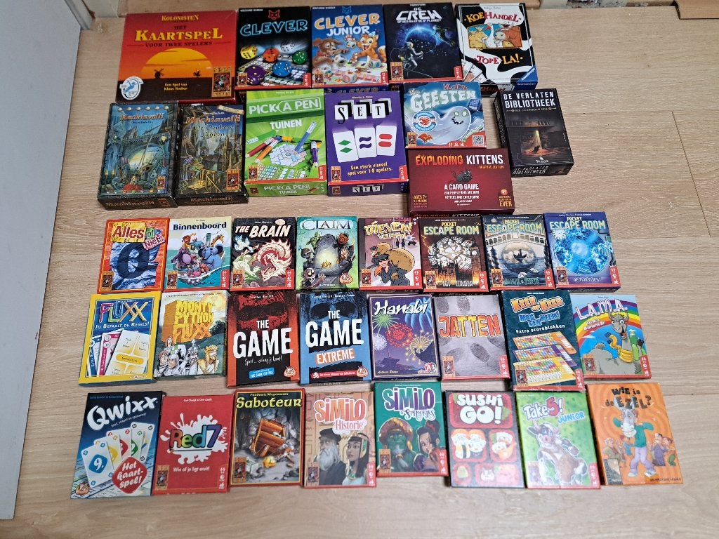 Diverse kaartspelletjes (LEUK VOOR SINT OF KERST), Ophalen of Verzenden