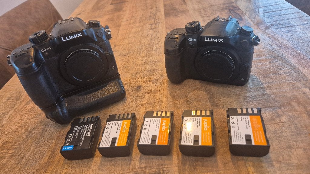 Panasonic Lumix GH4 set | 2x Body + Battery Grip + 5 Accu's, Ophalen, Panasonic, Accu, 16 megapixels