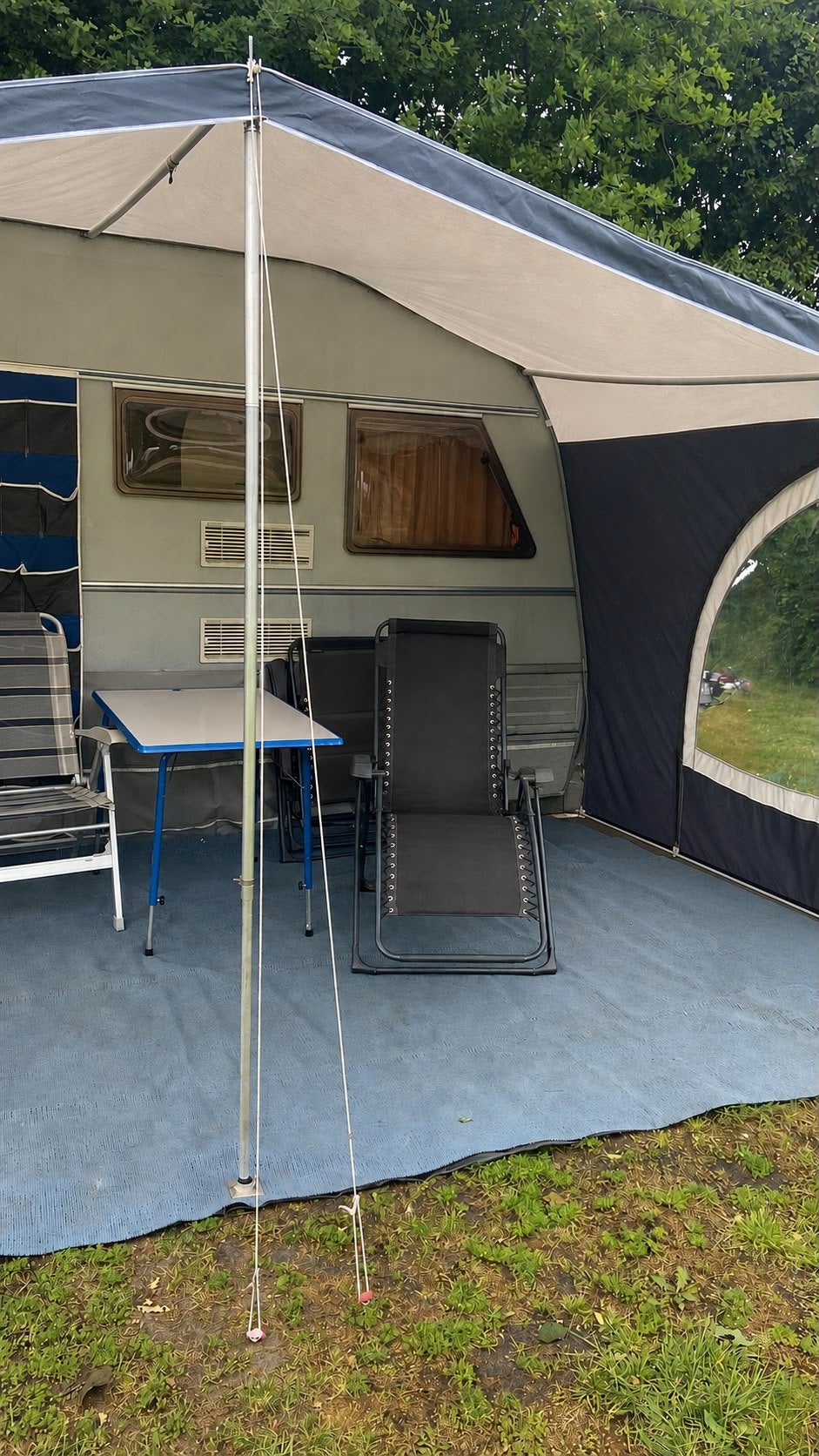 Te koop luifel,  voor een Kip S 44 TTZ t.e.a.b., Caravans en Kamperen, Caravan accessoires, Ophalen, Zo goed als nieuw