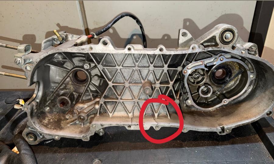 M07 carter dubbelgelagerd Runner 125cc schade, Auto-onderdelen, Motor en Toebehoren, Ophalen of Verzenden