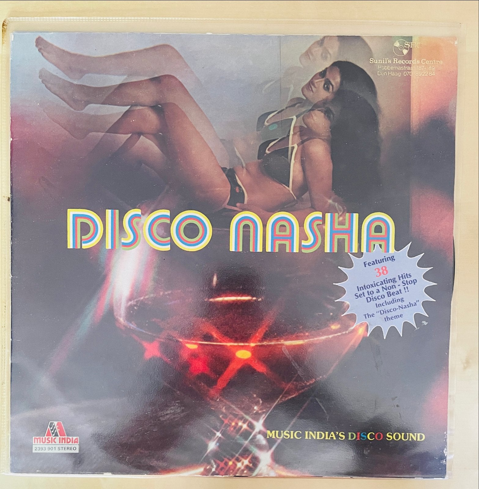 Disco Nasha - Music India's Disco Sound (Vintage LP), Cd's en Dvd's, LP, Ophalen of Verzenden, Zo goed als nieuw, 12 inch