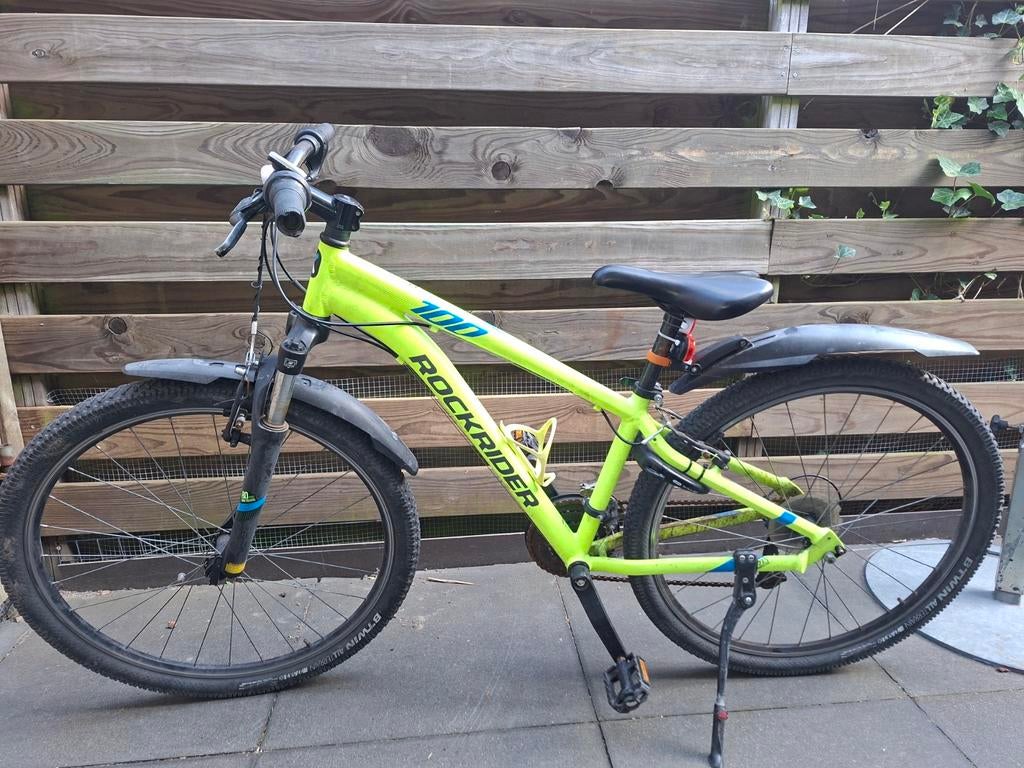 Rockrider kinderfiets /MTB, Terugtraprem, Gebruikt, Heren, Geen vering