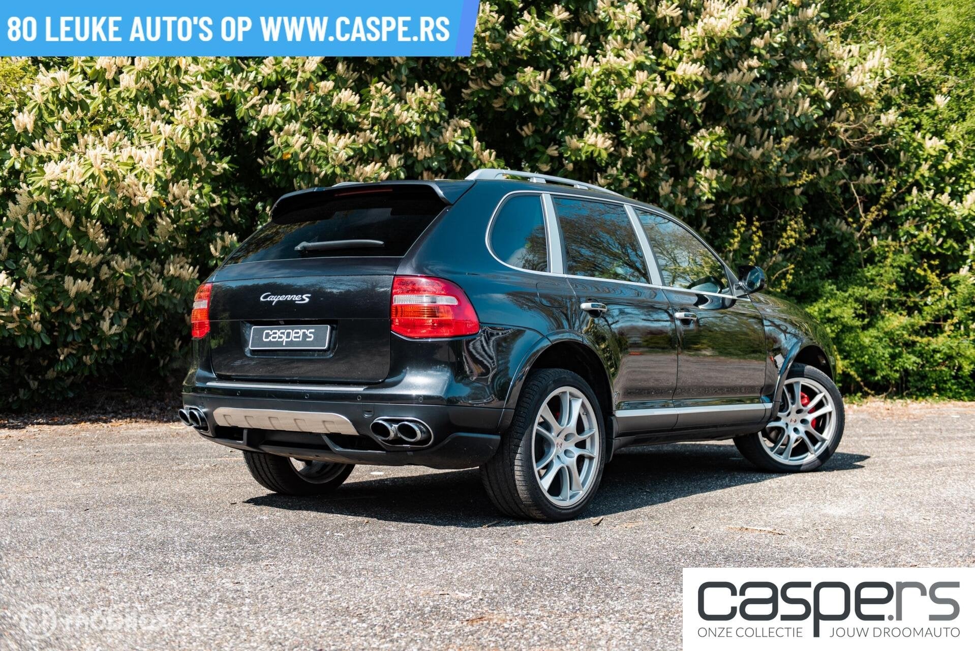 Porsche Cayenne 4.8 S, Automaat, Cayenne, Zwart, Leder
