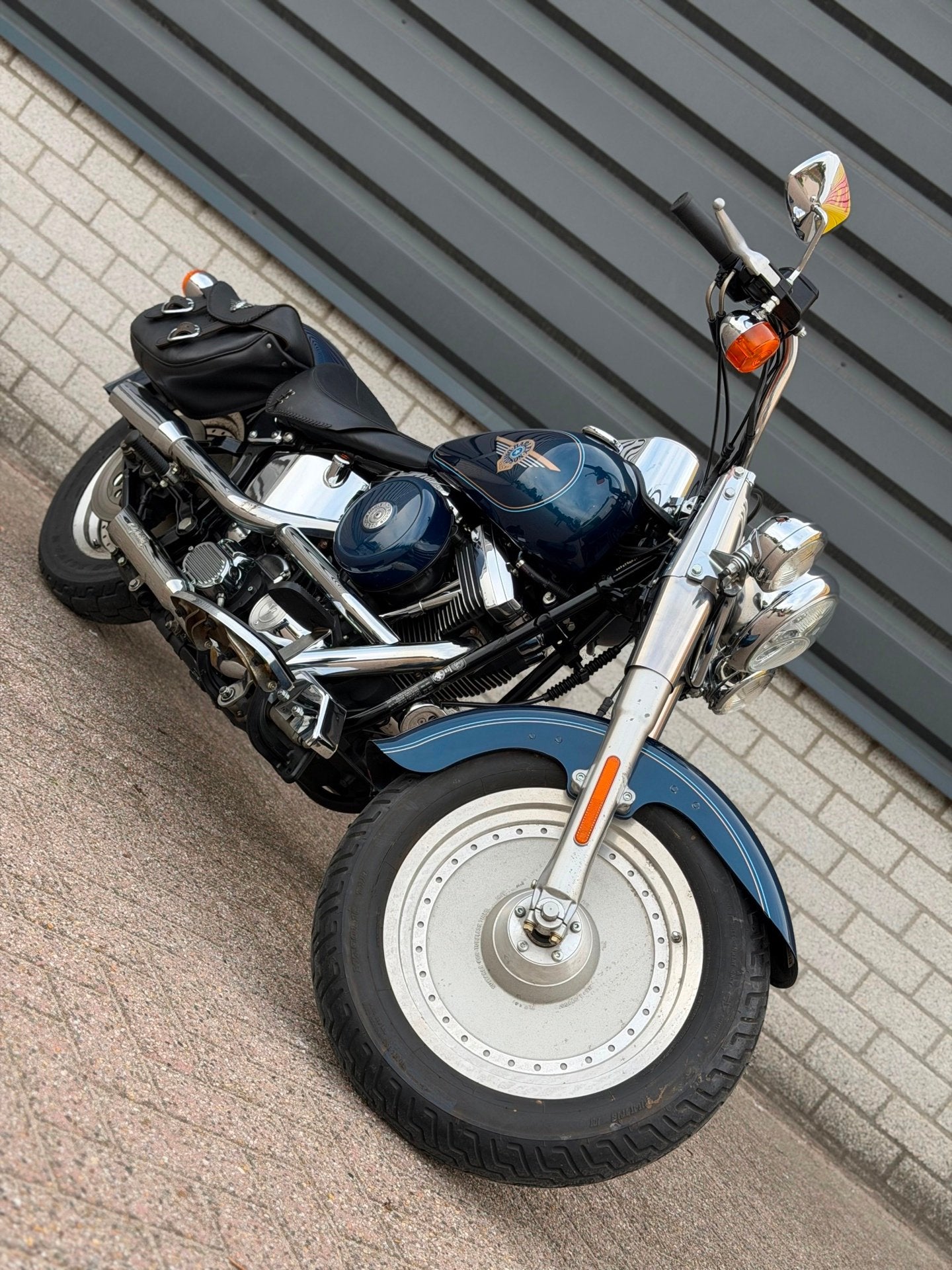 Harley Davidson FLSTF Fat Boy Softail EVO 1340|TOPSTAAT 12.0, Sportuitlaat, 1338 cc, Chopper, Meer dan 35 kW