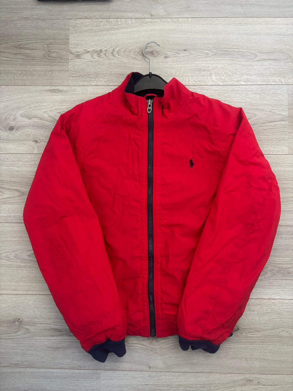 Rode Ralph Lauren jas – maat L, Ophalen of Verzenden, Gedragen, Maat 52/54 (L), Rood